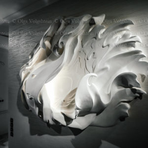 wall decor and light instalation