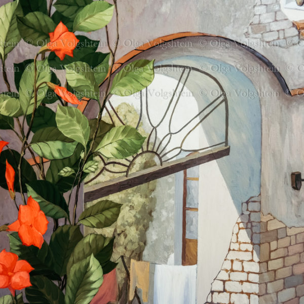 рисунок старый город